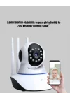 Mey İthalat® Full HD Akıllı IP Kamera Gece Görüşlü, Hareket Sensörlü, Çift Yönlü Ses ve Online Kayıt Özellikli