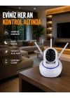 Mey İthalat® Full HD Akıllı IP Kamera – Gece Görüşlü, Hareket Sensörlü, Çift Yönlü Ses ve Online Kayıt Özellikli Yeni Nesil
