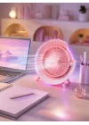 Mey İthalat® Gece Lambalı Renk Değiştiren Masaüstü Fan