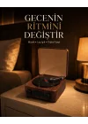 Mey İthalat® Gece Lambası Bluetooth Hoparlör Dijital Saat Çok Fonksiyonlu Su Dalgası Işıklı