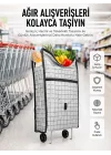 Mey İthalat® Geniş Hacimli Tekerlekli Pazar Çantası Dayanıklı ve Ergonomik
