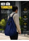 Mey İthalat® Geniş İç Hacimli Katlanabilir Çanta Pratik Taşıma Deneyimi Sunan Modern Tasarım