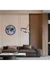 Mey İthalat® Global  40 Cm Metal Duvar Saati