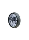 Mey İthalat® Global  40 Cm Metal Duvar Saati