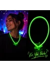 Mey İthalat® Glow Yıldız Kolye Neon Fosforlu Işıklı Kolye Yeşil Renk