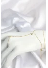 Mey İthalat® Gold Renk Yıldız Model Pirinç Kadın Şahmeran