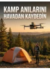 Mey İthalat® GPS Destekli Katlanabilir Çift Kameralı Drone Ekranlı Kumandalı