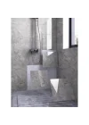 Mey İthalat® Gri Mermer Desen Duvar Sticker (30x30)