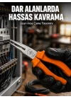 Mey İthalat® Dar Alanlarda Hassas Çalışma İçin Dövme Çelik Kargaburun