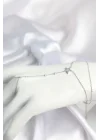 Mey İthalat® Gümüş Renk Yıldız Model Pirinç Kadın Şahmeran