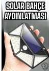 Mey İthalat® Güneş Enerjili Bahçe Aydınlatma Lambası Solar 100 Led Lamba