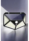 Mey İthalat® Güneş Enerjili Bahçe Aydınlatma Lambası Solar 100 Led Lamba