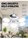 Mey İthalat® Güneş Enerjili Katlanabilir 5 Kanatlı Solar Bahçe Lambası