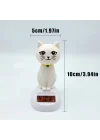 Mey İthalat® Güneş Enerjili Solar Sallanan Kedi Figürü