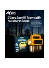 Mey İthalat® Güneş Enerjili Taşınabilir Projektör Işıldak