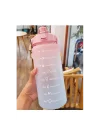 Mey İthalat® Günlük Motivasyon Su Matarası 2 Litre