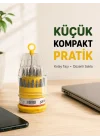 Mey İthalat® Hassas Tornavida Seti Kaymaz Saplı Elektronik Onarım Seti