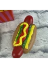Mey İthalat® Hot Dog Sesli Köpek Oyuncağı
