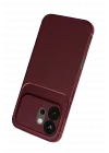 Mey İthalat®  Huawei Honor 600 Auto Focus Karbon Kapak - Bordo