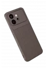Mey İthalat®  Huawei Honor 600 Auto Focus Karbon Kapak - Gri