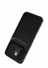 Mey İthalat®  Huawei Honor 600 Auto Focus Karbon Kapak - Siyah