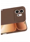 Mey İthalat®  Huawei Honor 600 First Silikon - Kahverengi
