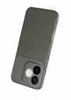 Mey İthalat®  Huawei Honor 600 Lite Auto Focus Karbon Kapak - Gri