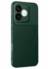 Mey İthalat®  Huawei Honor 600 Lite Auto Focus Karbon Kapak - Koyu Yeşil