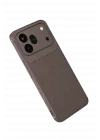 Mey İthalat®  Huawei Honor 600 Pro Auto Focus Karbon Kapak - Gri
