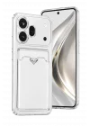 Mey İthalat®  Huawei Honor 600 Pro Kart Şeffaf Silikon - Şeffaf