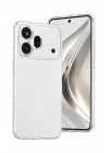 Mey İthalat®  Huawei Honor 600 Pro Lüx Şeffaf Silikon - Şeffaf