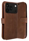 Mey İthalat®  Huawei Honor 600 Pro Trend S Plus Kapaklı Kılıf - Taba