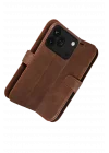 Mey İthalat®  Huawei Honor 600 Pro Trend S Plus Kapaklı Kılıf - Taba