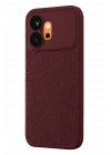 Mey İthalat®  Huawei Honor 600 Thermax Silikon Kılıf - Bordo