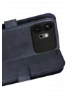 Mey İthalat®  Huawei Honor 600 Trend S Plus Kapaklı Kılıf - Lacivert