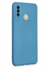 Mey İthalat®  Huawei P30 Lite Kılıf Nano içi Kadife Silikon - Mavi