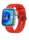 Mey İthalat®  Huawei Watch Fit 3 Klasik Kordon - Kırmızı