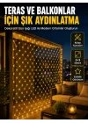 Mey İthalat® İç ve Dış Mekân Kullanımına Uygun 3x3 Metre LED Işık Ağı