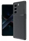 Mey İthalat®  İnfinix Hot 50 Pro Plus 4G Auto Focus Karbon Kapak - Siyah