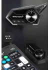 Mey İthalat® Intercom Kask Kulaklığı ANC Özelliği Yüksek Ses Kaliteli Bluetooth Kulaklık