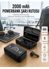 Mey İthalat® İos Android Uyumlu Bluetooth Kulaklık Kablosuz Kulaklık Yüksek Basslı
