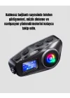 Mey İthalat® IP65 Suya Dayanıklı Kask Bluetooth Kulaklık LCD Ekranlı
