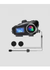 Mey İthalat® IP65 Suya Dayanıklı Kask Bluetooth Kulaklık LCD Ekranlı