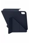 Mey İthalat®   iPad 2025 10.9 10.Nesil (A16) Edz Manyetik Standlı Tablet Kılıfı - Lacivert