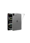 Mey İthalat®   iPad Pro 11 (2024) Kılıf Anti Shock Tablet Silikon - Şeffaf