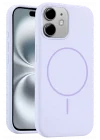 Mey İthalat®   iPhone 11 Kılıf Jully Magsafe Kapak - Lila