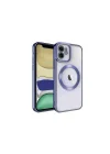 Mey İthalat®   iPhone 11 Kılıf Kross Magneticsafe Kapak - Lacivert