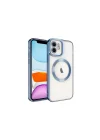 Mey İthalat®   iPhone 11 Kılıf Kross Magneticsafe Kapak - Sierra Blue
