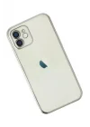Mey İthalat®   iPhone 11 Kılıf  Lensli Silikon - Gümüş