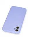 Mey İthalat®   iPhone 11 Kılıf Nano içi Kadife Silikon - Lila
